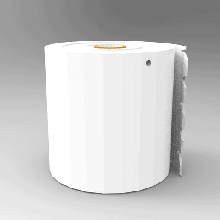toilet paper keychain fashion hygienic 3d print model - Mito3D