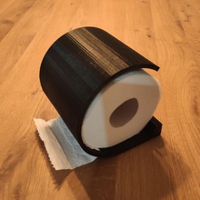 toilet paper roll holder home 3d print model - Mito3D