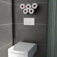 toilet paper roll rack shelf bathroom dispenser washbasin decoration 3d print model - Mito3D