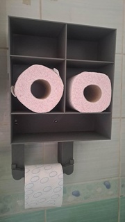 toilet paper scroller toilet  3d print model - Mito3D