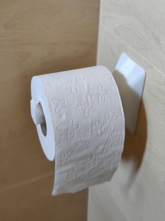 toilet paper support holder wc bracket bathroom 3d print model - Mito3D