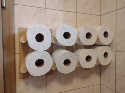 Toilette Papier Tablett 3d print model - Mito3D