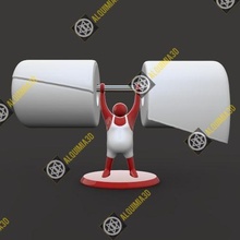 tuvalet kağıt halterci banyo beyefendi popo Kulp destek hediye dekorasyon zarafet temiz yaratıcı 3d print model - Mito3D