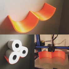 rouleau de papier toilette stockage cloud la maison 3d print model - Mito3D