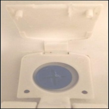 Toilette Sitz Schraube vertieft Art Badezimmer 3d print model - Mito3D