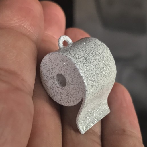 toiletpaper corona Ausbruch 2020 Schmuck Ohrring 3D print model - Mito3D