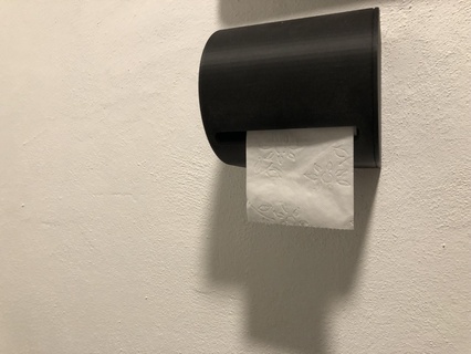 toiletpaper holder toiletpaperroll toilet roll 3d print model - Mito3D