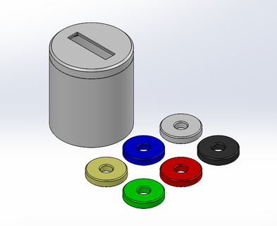 token box - sensory play montessori 3d print model - Mito3D