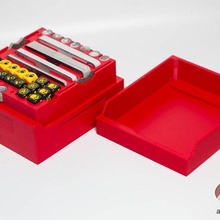 token dice card box suit necromunda ash wastes - magnet ready 3d print model - Mito3D