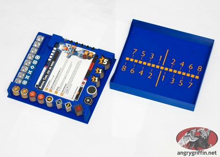 símbolo dados cartão contador armazenamento caixa stl terno Estrela guerras ruptura acessório 3d print model - Mito3D