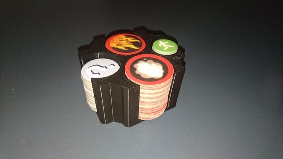token holder flashpoint - fire rescue boardgame boardgames board game emergency fire flashpoint flashpoint board game game games game token game tokens rescue token tokens token holder token organizer toy toys playset accessories  3d print model - Mito3D