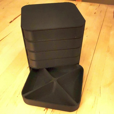 gettone risorsa vassoi conservazione scatole tavola giochi tazza gettoni parti risorse scatola accessori gioco 3d print model - Mito3D