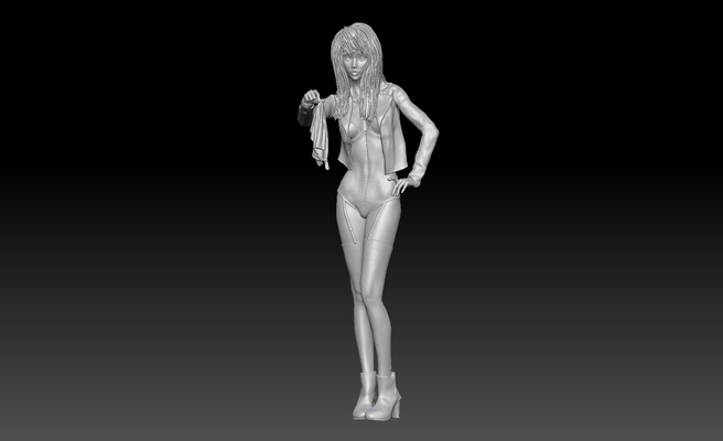 tokyo race girl 1 retotokyo underground flag nice babe 3d print model - Mito3D