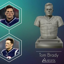 Brady 3d sculpture tombrady stratège super Bowl nfl football américain Football statue portrait visage ligue 3dprint 3dmodel art sculptures 3d print model - Mito3D