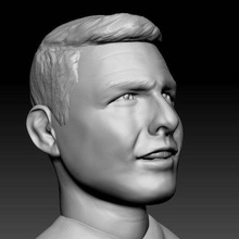 tom cruise jack reacher mission impossible people 3d print model - Mito3D