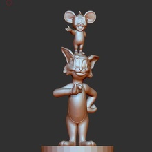 Tom Jerry kedi mikki fare 3d print model - Mito3D