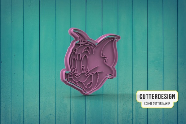 tom jerry cookie cutter m2 home cookies cutting 3d print model - Mito3D