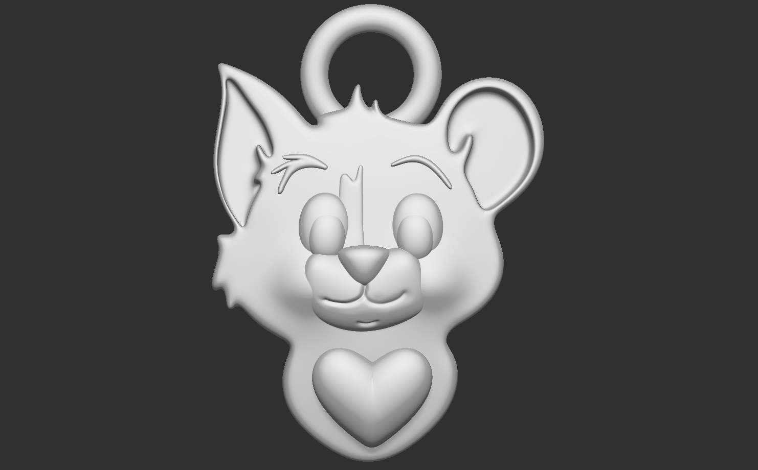 Tom Jerry pentant Design 3d Drucken 3D print model - Mito3D