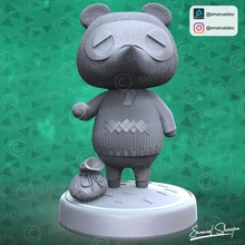 tom nook animal crossing game animalcrossing toy amiibo nintendo tomnook newhorizont switch 3dprint 3d impression stl figure isabelle 3d print model - Mito3D