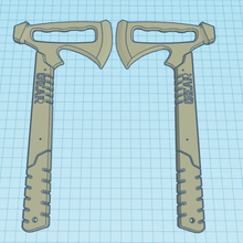 tomahawk gear various airsoft knife p e hammer 3d print model - Mito3D