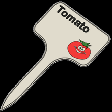 tomate signes étiquettes de jardin gadget l'étiquette la signe 3d print model - Mito3D