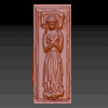 tomb effigy prop bbc grave tombstone ghost 3d print model - Mito3D