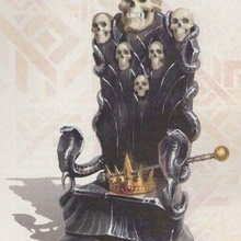 mezar korku gümüş taht oyun aksesuar çelik masa oyunu oyunları zincirler sandalye Şeytan dnd sahne arazi fantezi gotik lich Ortaçağa ait destek rpg heykel kafatası 3d print model - Mito3D