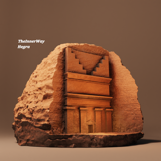 tomb lihyan son kuza petra hegra nabataean saoudi arabia ancient civilization 3d print model - Mito3D