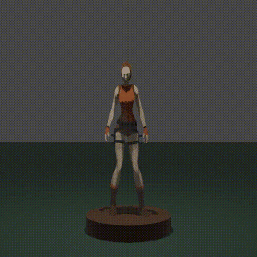 Grab Raider Jahrestag Spiel Grabräuber Lara Croft Spiele 3D print model - Mito3D
