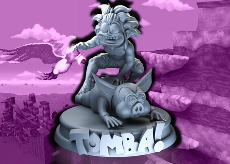 tomba Game tombi playstation tombi! games figurine 3d print model - Mito3D