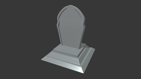 tombstone skull toy keychain gravestone human death halloween costume sculpture body 3d print model - Mito3D