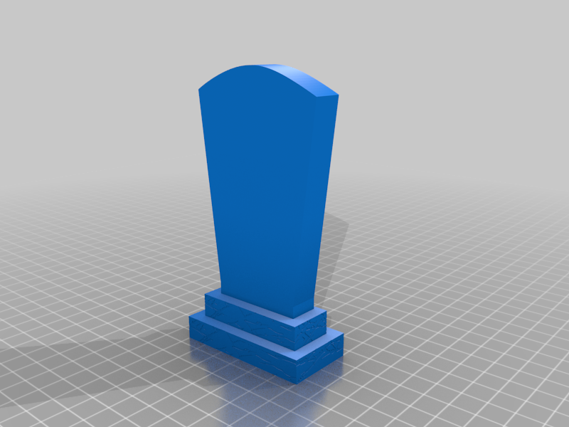 tombstone decoration halloween gravestone 3d printing 3D print model - Mito3D