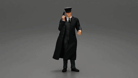 Tommy Shelby costume pistolet 164scale 164scalediecast 164photography diorama164scale corps personnage Humain sculpture décor diorama figure impression homme garçon Masculin 3d print model - Mito3D