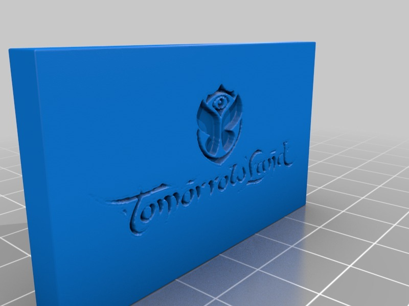 tomorrowland logo segni loghi 3D print model - Mito3D