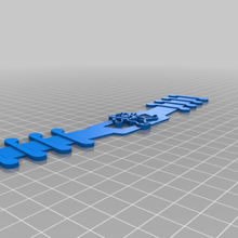 toms dancing blue bear basic head strap tool 3d printing 3d print model - Mito3D