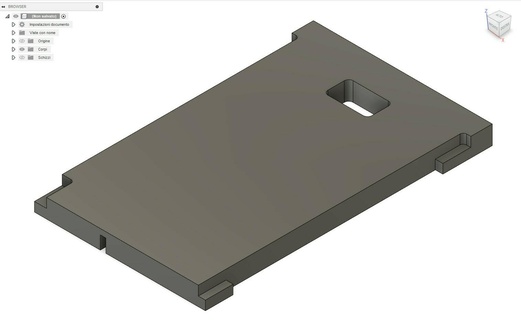 tomy flipper battery cover coperchio batteria 3d print model - Mito3D