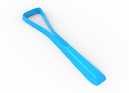 tongue cleaning spatula medical health care 3d print model - Mito3D