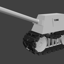 tonk memes tanque modelo equipo Arte historia monitor juguete blindado militar broma gracioso 3d print model - Mito3D