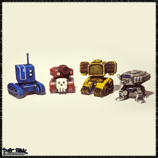 tonks small cute free mecha robot missile droids 3d print model - Mito3D