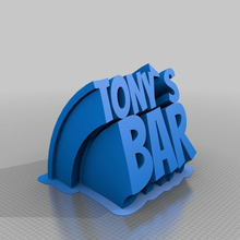 tony2 personalizzato ufficio 3d print model - Mito3D