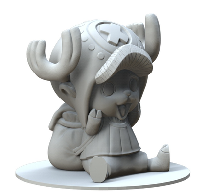 tony chopper - one piece toy stl free support cute muwiwara luffy zoro nami anime chibi fun 3d print model - Mito3D