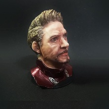 tony stark head model various avengers ironman mk85 endgame marvel dawney robert bust statue figurine 3d print model - Mito3D