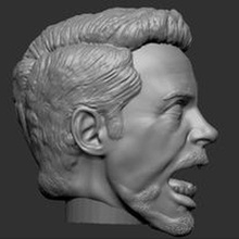 Tony Stark Eisen Zombie 3d print model - Mito3D