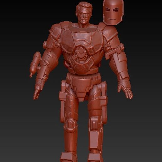 Tony rígido marca vengador hombre Acero hierro 3D print model - Mito3D