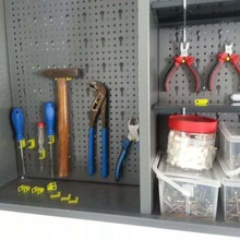 tool board hooks euro haken fr werkzeug lochwand mit lochung holders boxes hook 3d print model - Mito3D