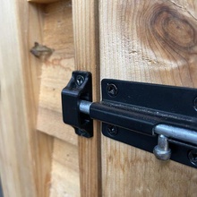 herramienta extendido bar bloquear hembra lock door latch gate pestillo puerta portón shed tool herramientas 3d print model - Mito3D
