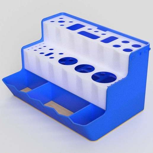 suporte de ferramenta impressora 3d A impressão Impressora da base dados a caixa pinça recipiente manutenção organização porta herramientas ferramentas as acessórios 3D print model - Mito3D