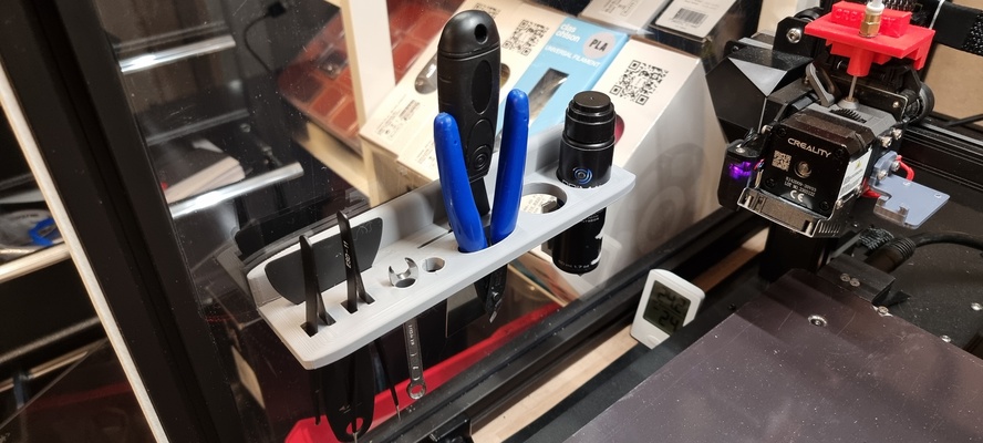 tool holder printer enclosure mount 3d print model - Mito3D