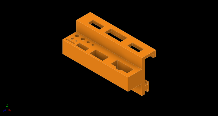 werkzeug inhaber werkzeugscheider clip halter unterstützung unterstützen ender 3v2 realität 3d print model - Mito3D