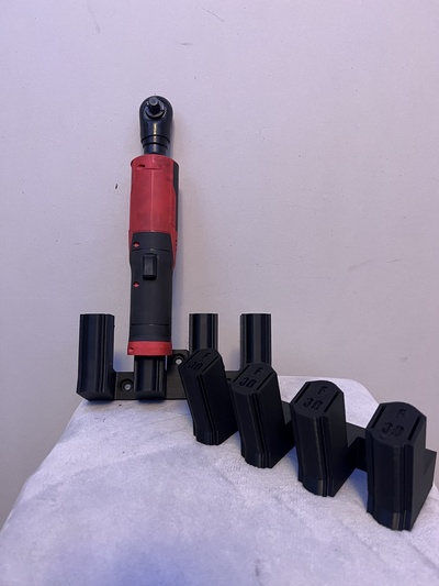 tool holders snapon 144v 4tool holder 144v 3d print model - Mito3D